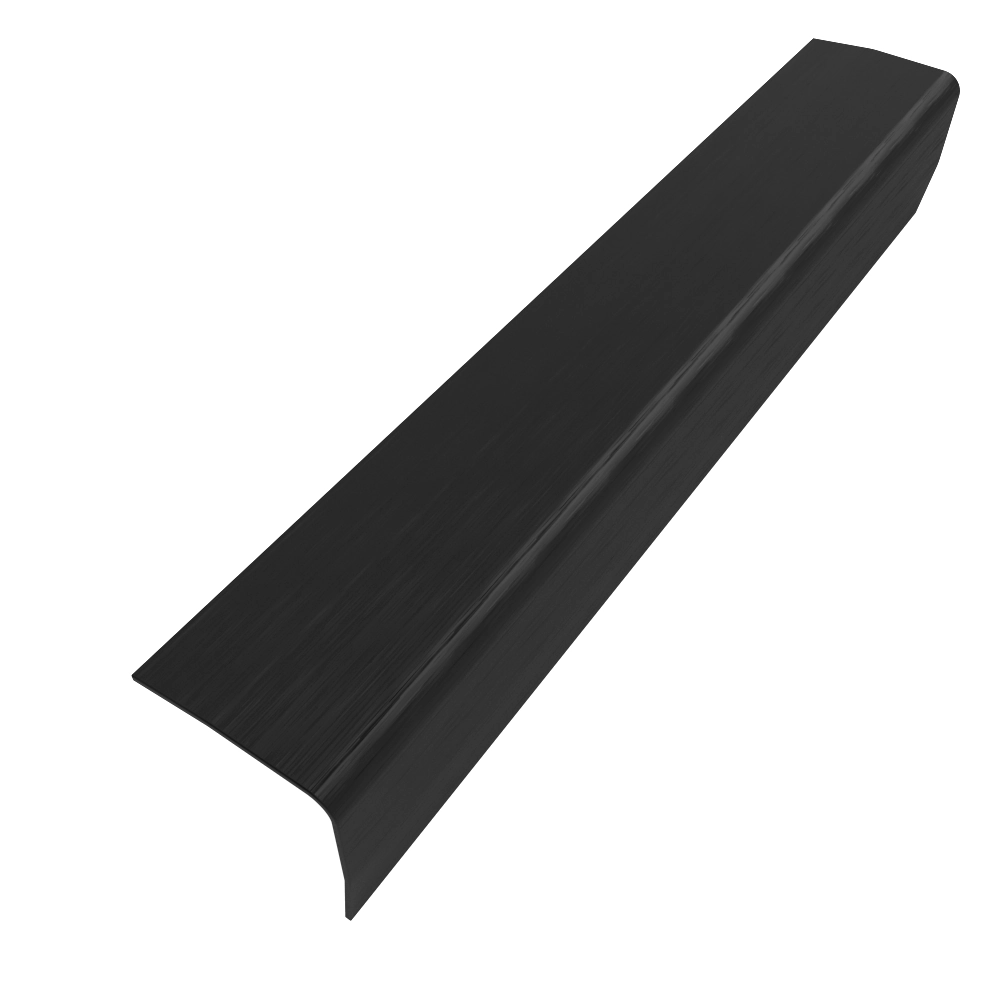 Perfil Cantoneira Aço Inox - Preto Escovado  - 11 X 11 X 2000 Mm