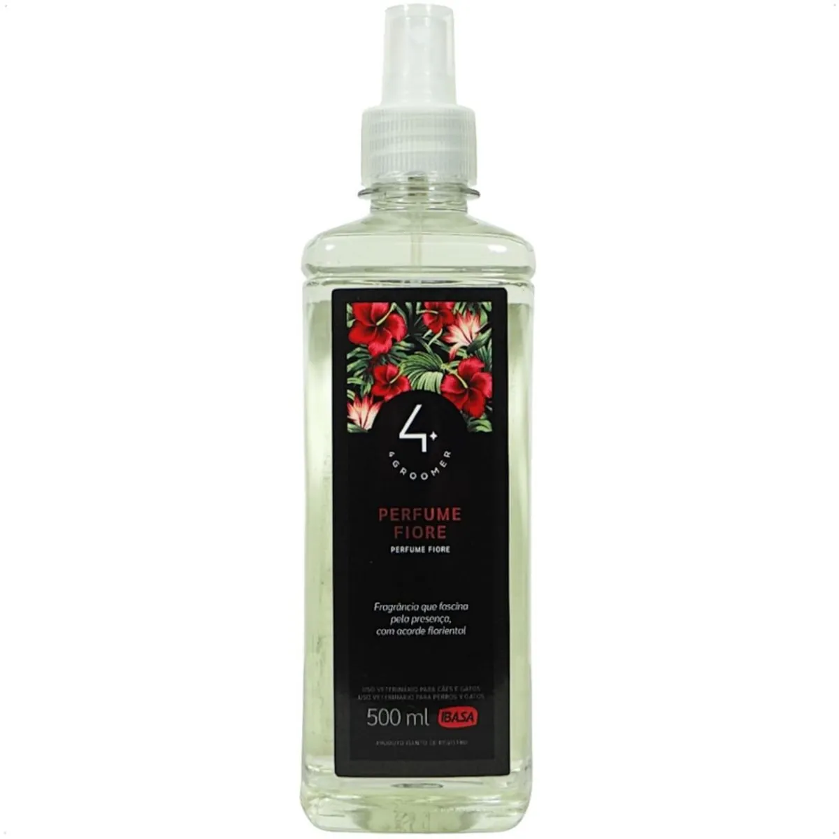 Perfume Fiore Para Cães E Gatos 4groomer Ibasa 500ml