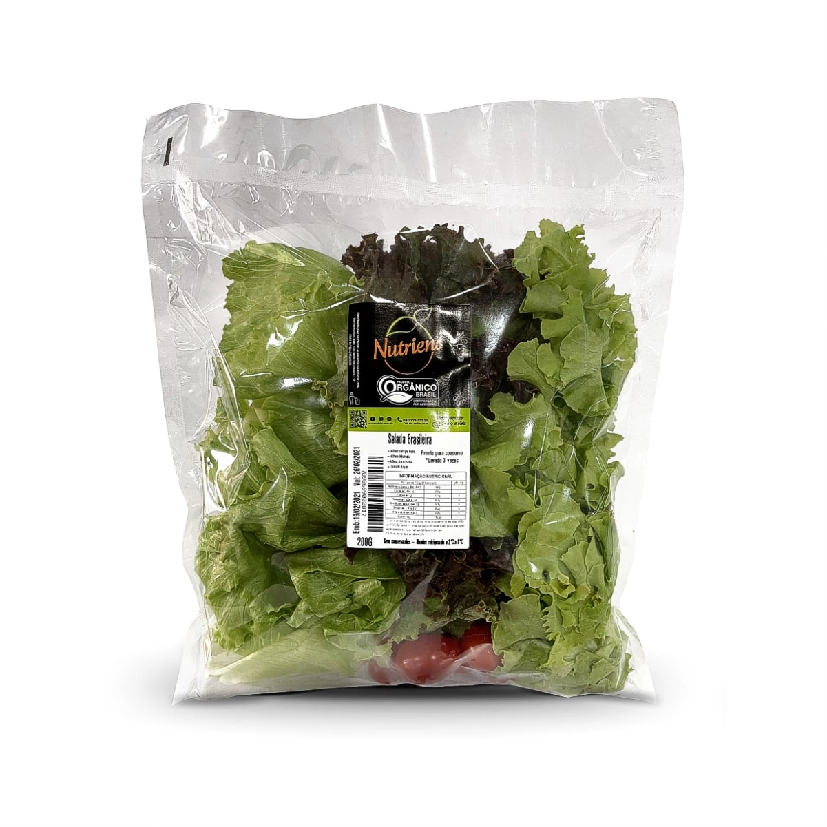 Salada Brasil Orgânica Nutri 200g