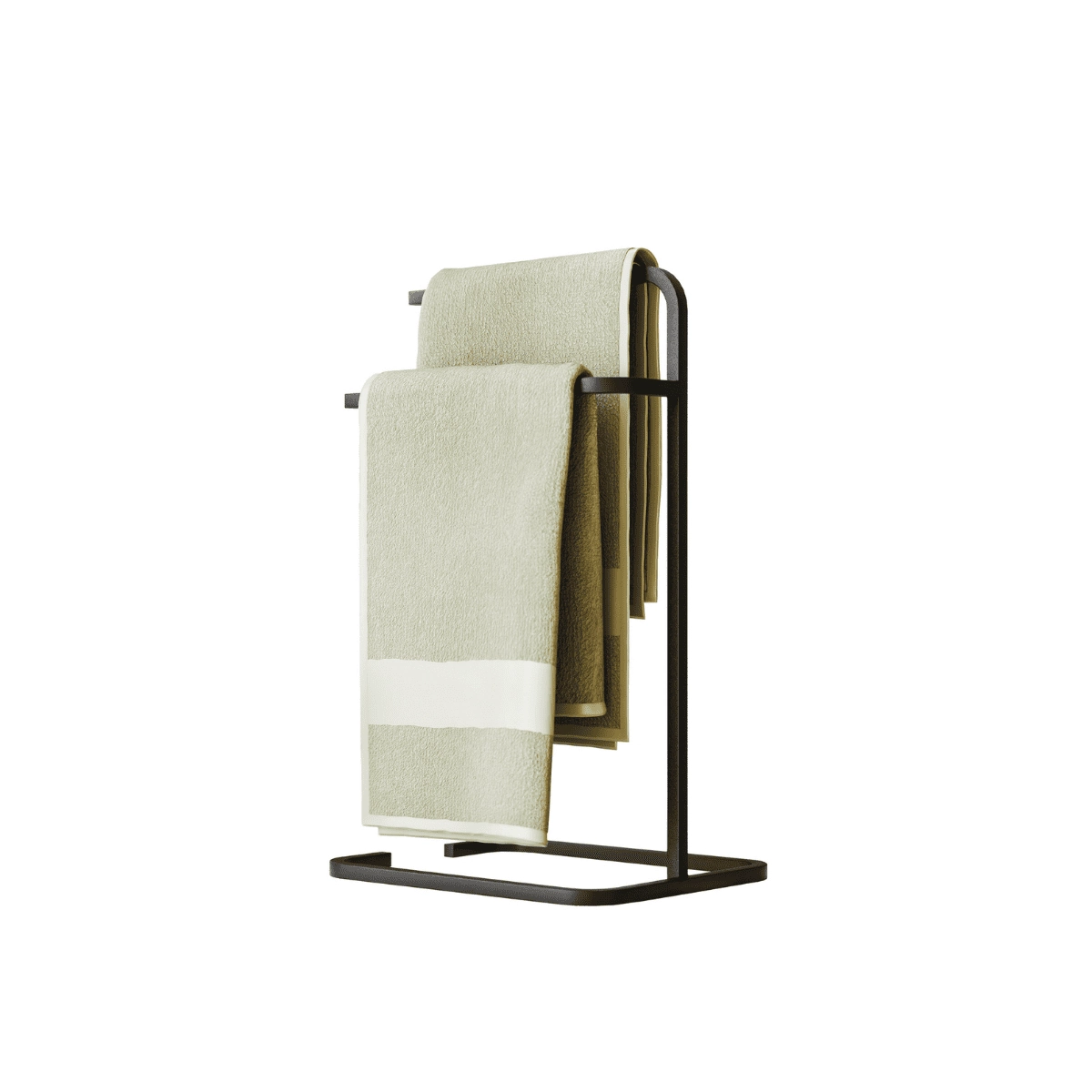 Suporte Porta Toalha De Rosto Duplo Para Bancada De Banheiro Lavabo - Édecasamóveis