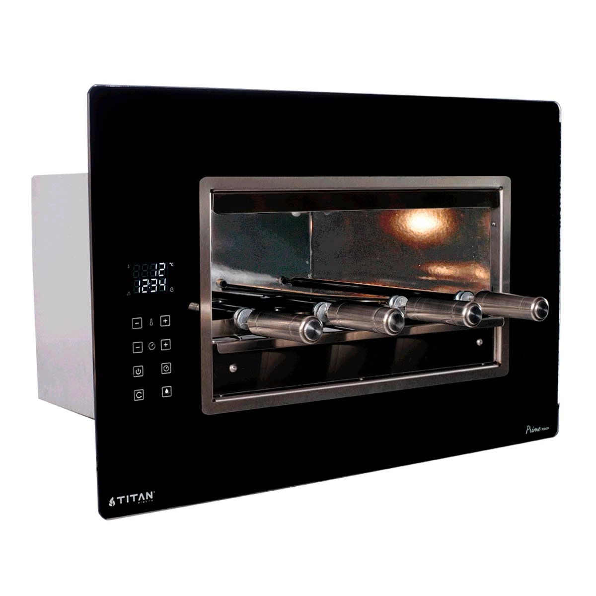 Churrasqueira Elétrica De Embutir 4 Espetos Prime Touch 127v Titan