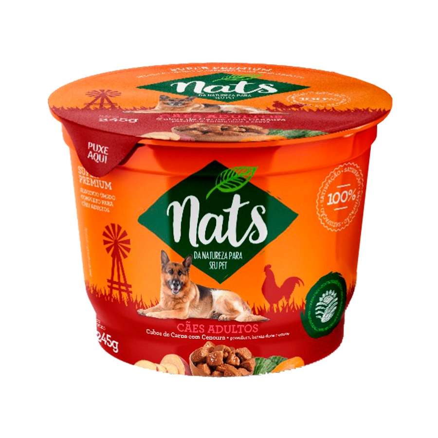 Al Caes Nats 245gr Ad.carne Ao Molho