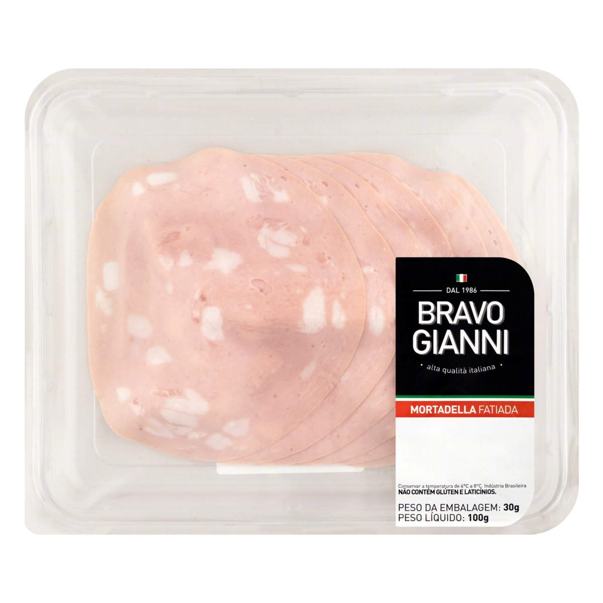 Mortadela Em Fatias Bravo Gianni 100g