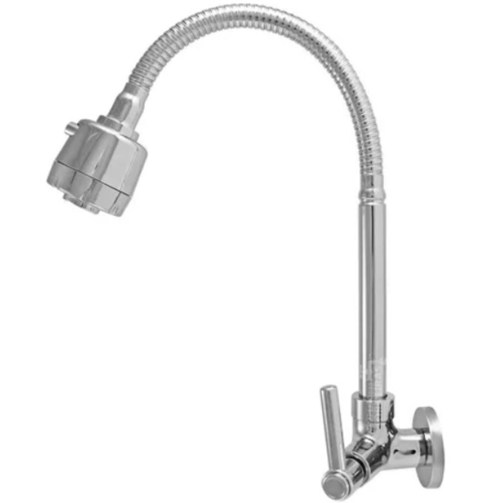 Torneira Gourmet 1168 C-34 1/4 Volta Metal Bica Móvel Parede