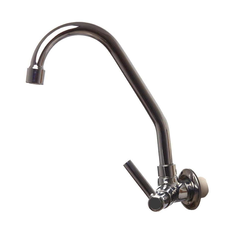 Torneira 1168 C-34 1/4 Volta Metal Cozinha Bica Móvel Parede