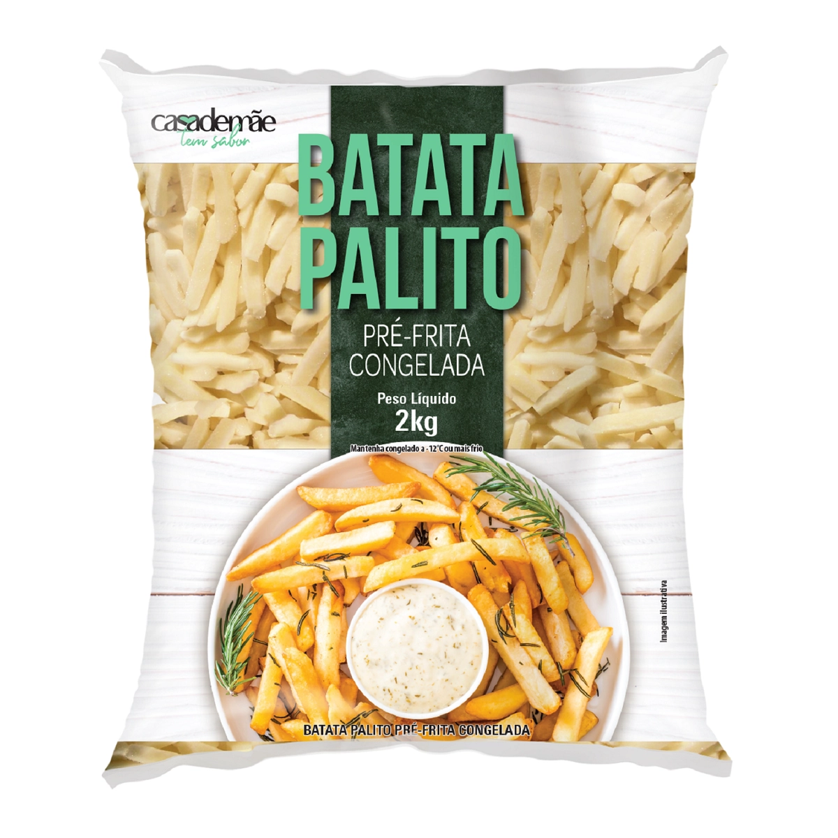 Batata Cong Casa De Mae Pre Frita 2kg
