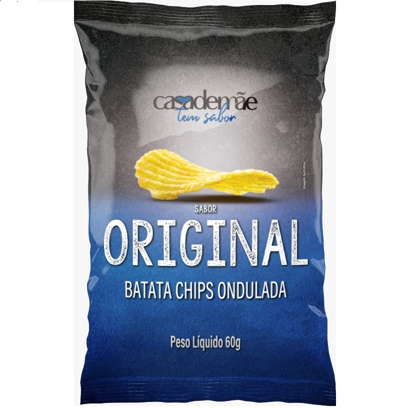 Batata Ondulada Casa De Mae Orig.60g
