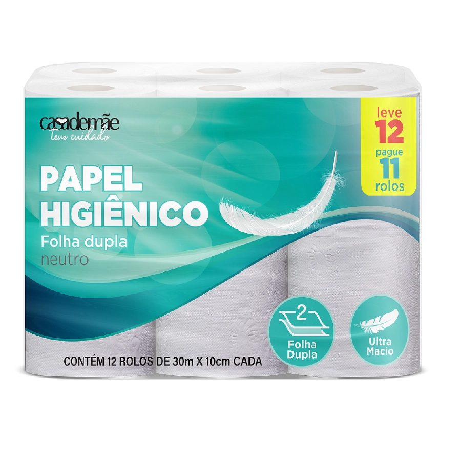 Papel Hig.casa De Mae Neut.f.d.12x30mts