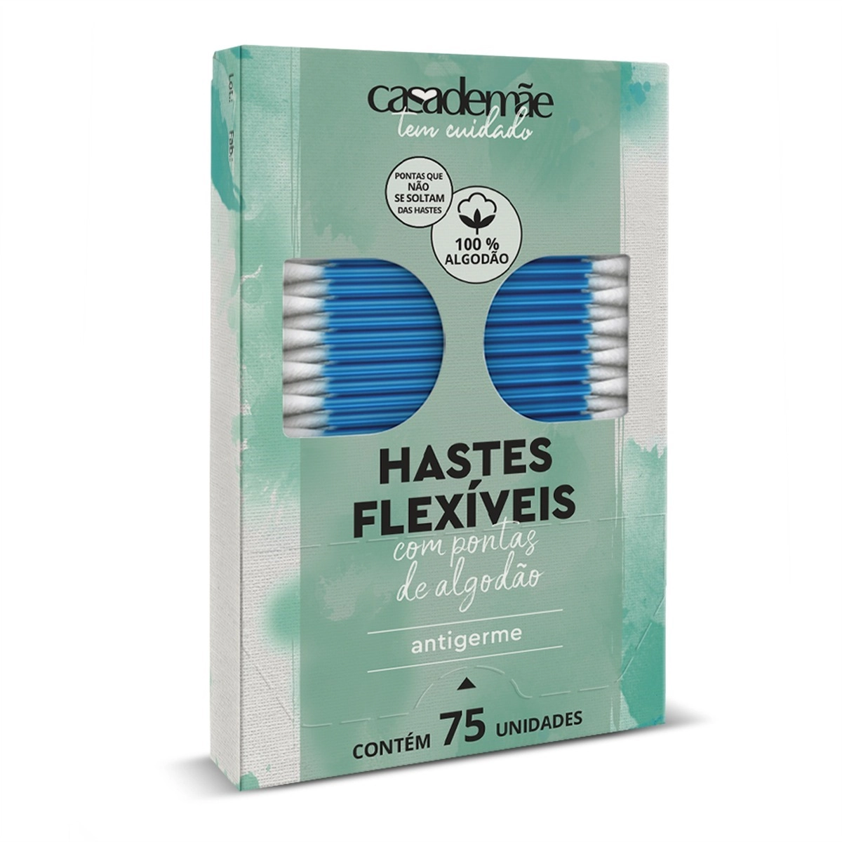 Hastes Flexíveis Com Pontas De Algodão