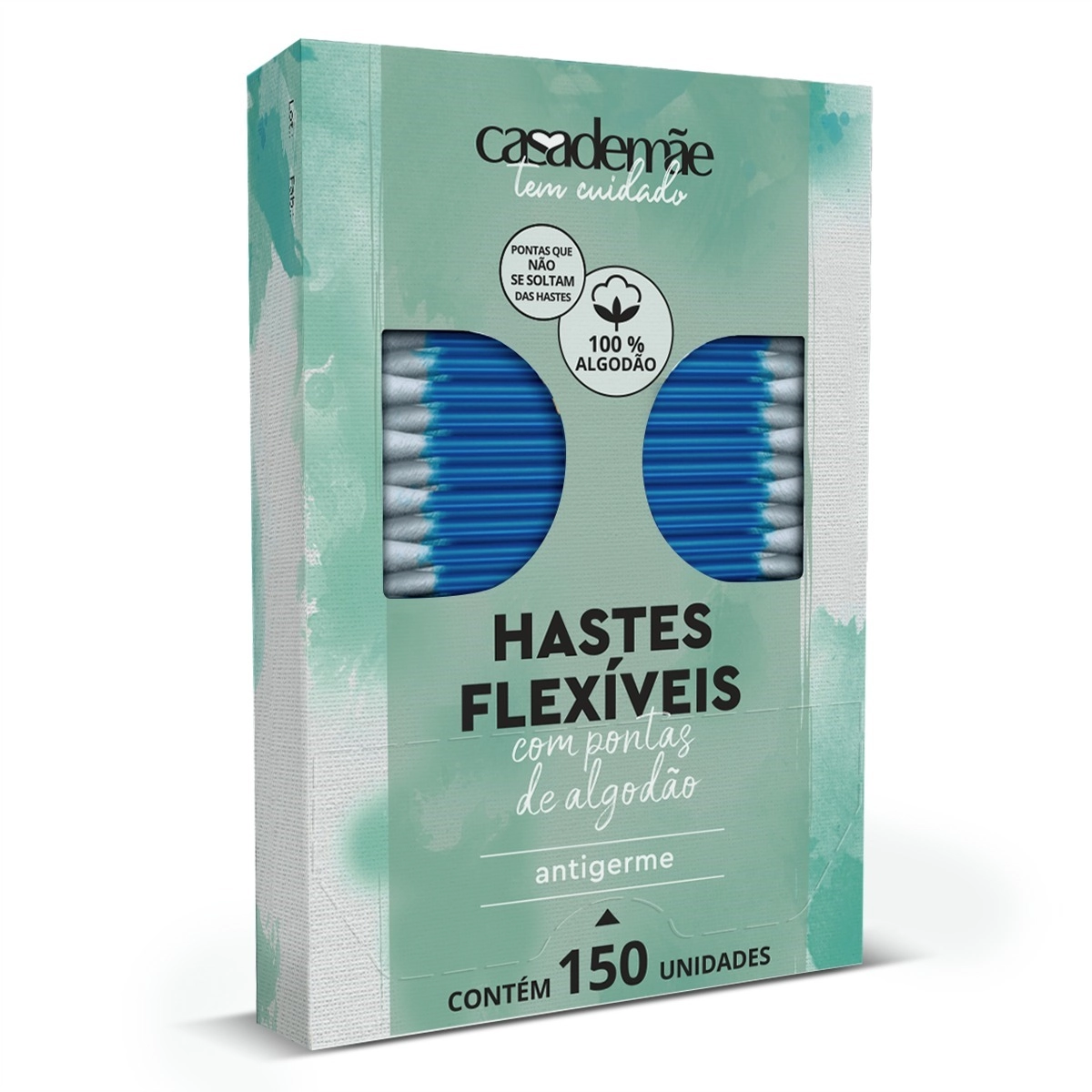 Hastes Flexíveis Com Pontas De Algodão