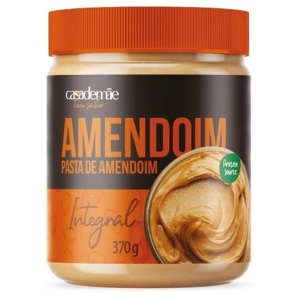 Pasta De Amendoim Integral Casa De Mãe 370g