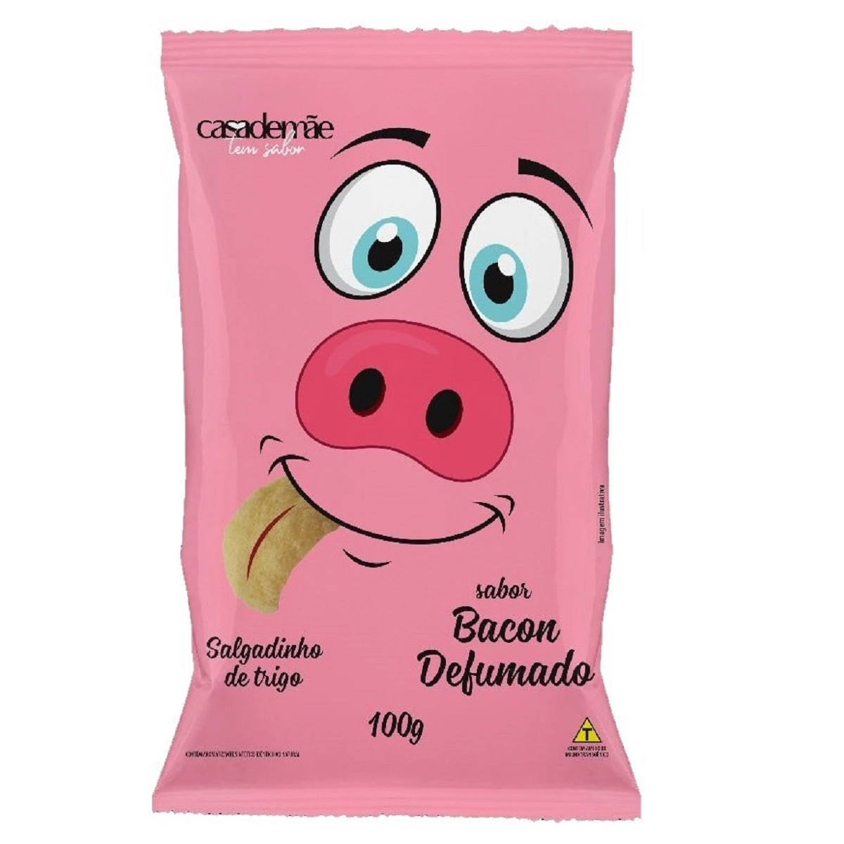 Salgadinho De Trigo Sabo Bacon Defumado