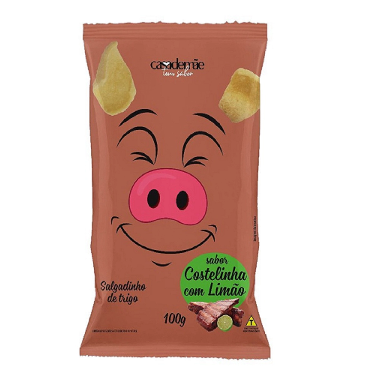 Salgadinho De Trigo Sabor Costelinha Com Limão