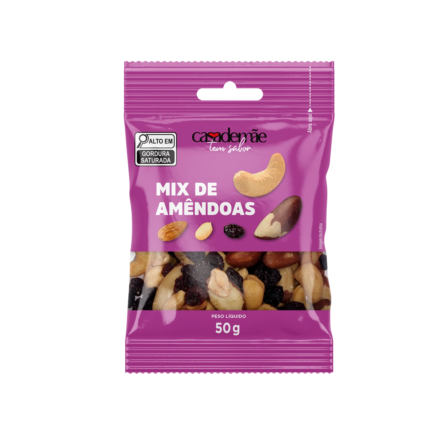 Mix De Amendoas 50g Casademae