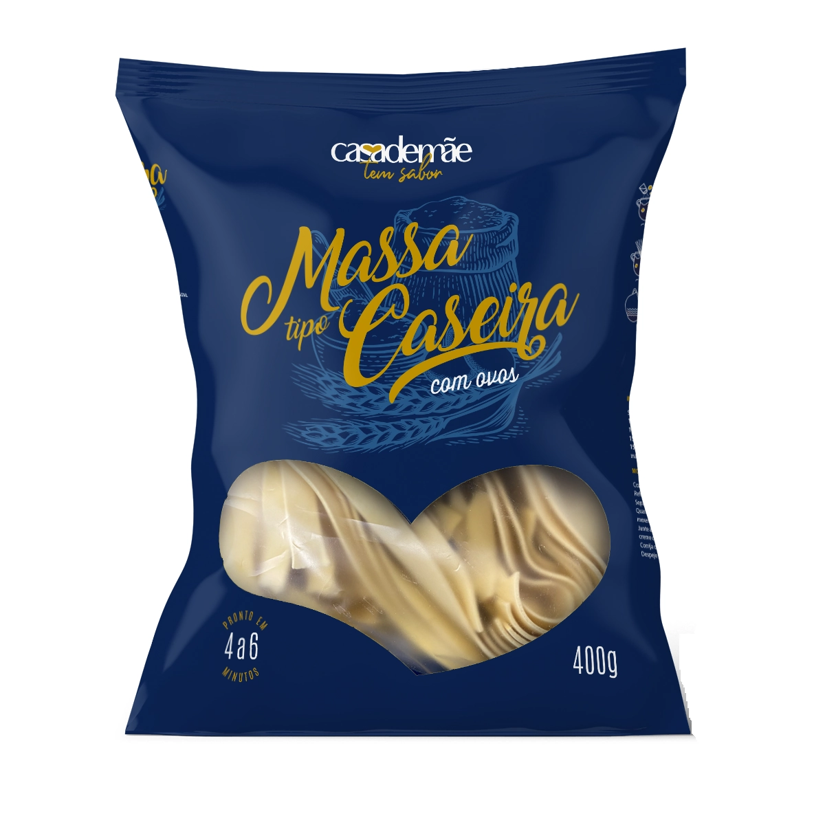 Massa Caseira 400g Casademae N4