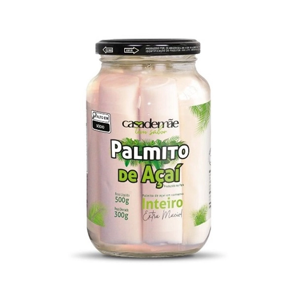 Palmito Acai Casa De Mae Inteiro 300g