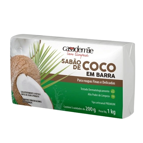 Sabao De Coco Casa De Mae 1kg