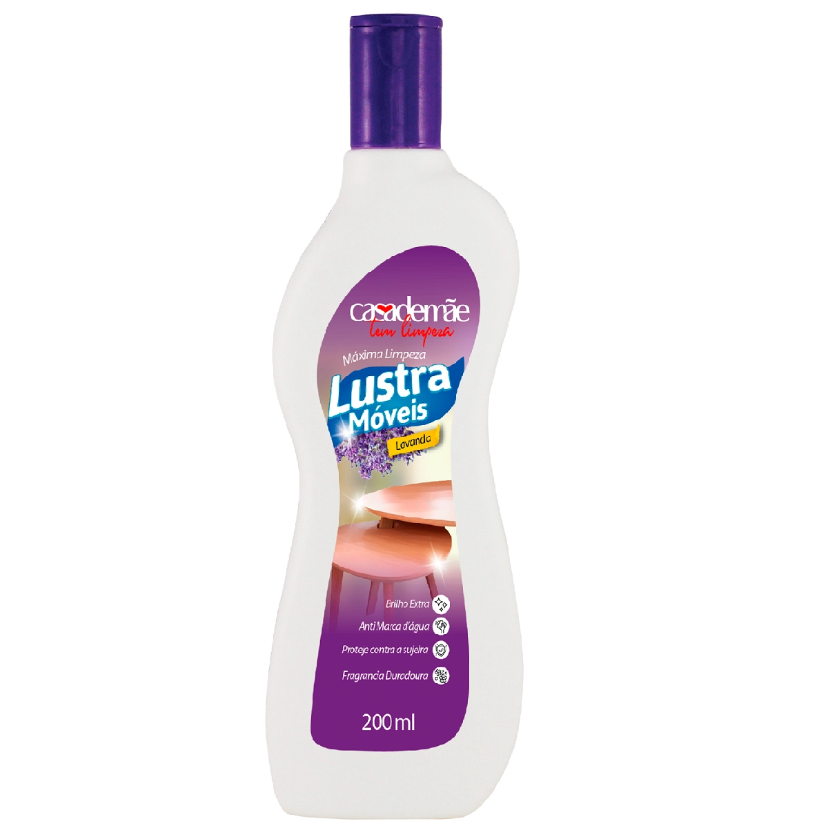 Lustra Moveis Casa De Mae Lavanda 200ml