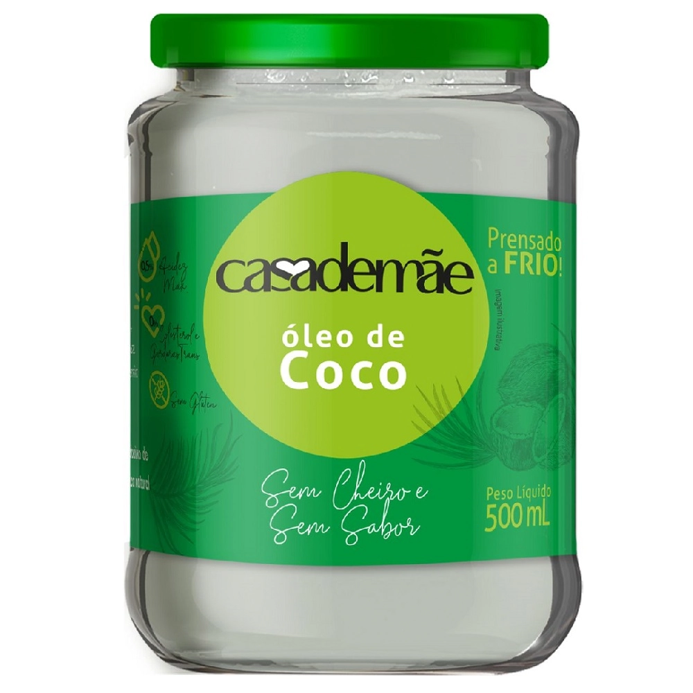 Oleo De Coco Casa De Mae S/sabor 500ml