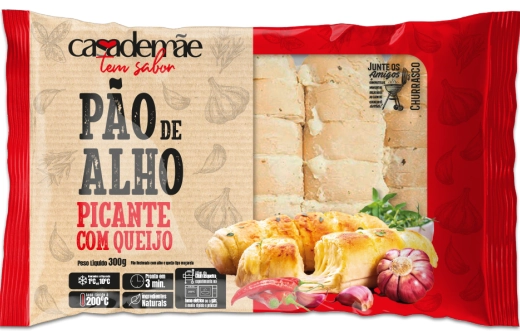 Pao De Alho Casa De Mae Picante 300g