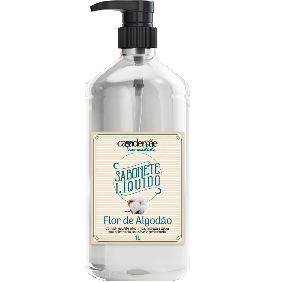 Sabonete Liquido Casa De Mae Flor De Algodao 1l