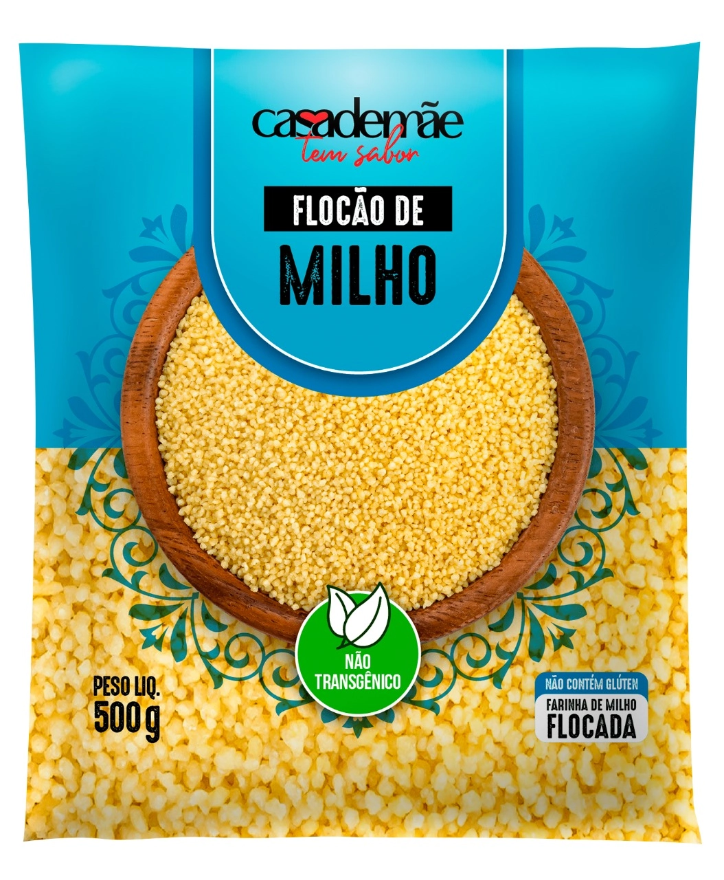 Flocao De Milho Casa De Mae 500g
