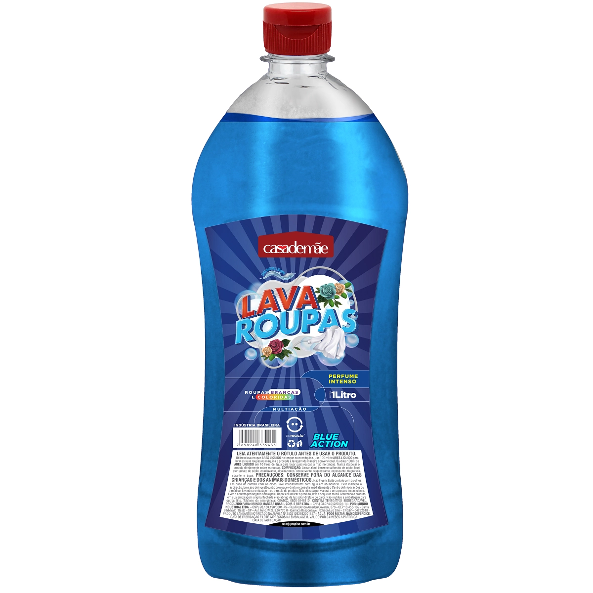 Lava Roupas Liquido Casa De Mae 1l