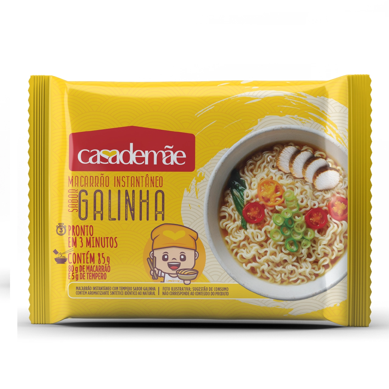 Macarrao Instantaneo Casa De Mae Galinha 85g