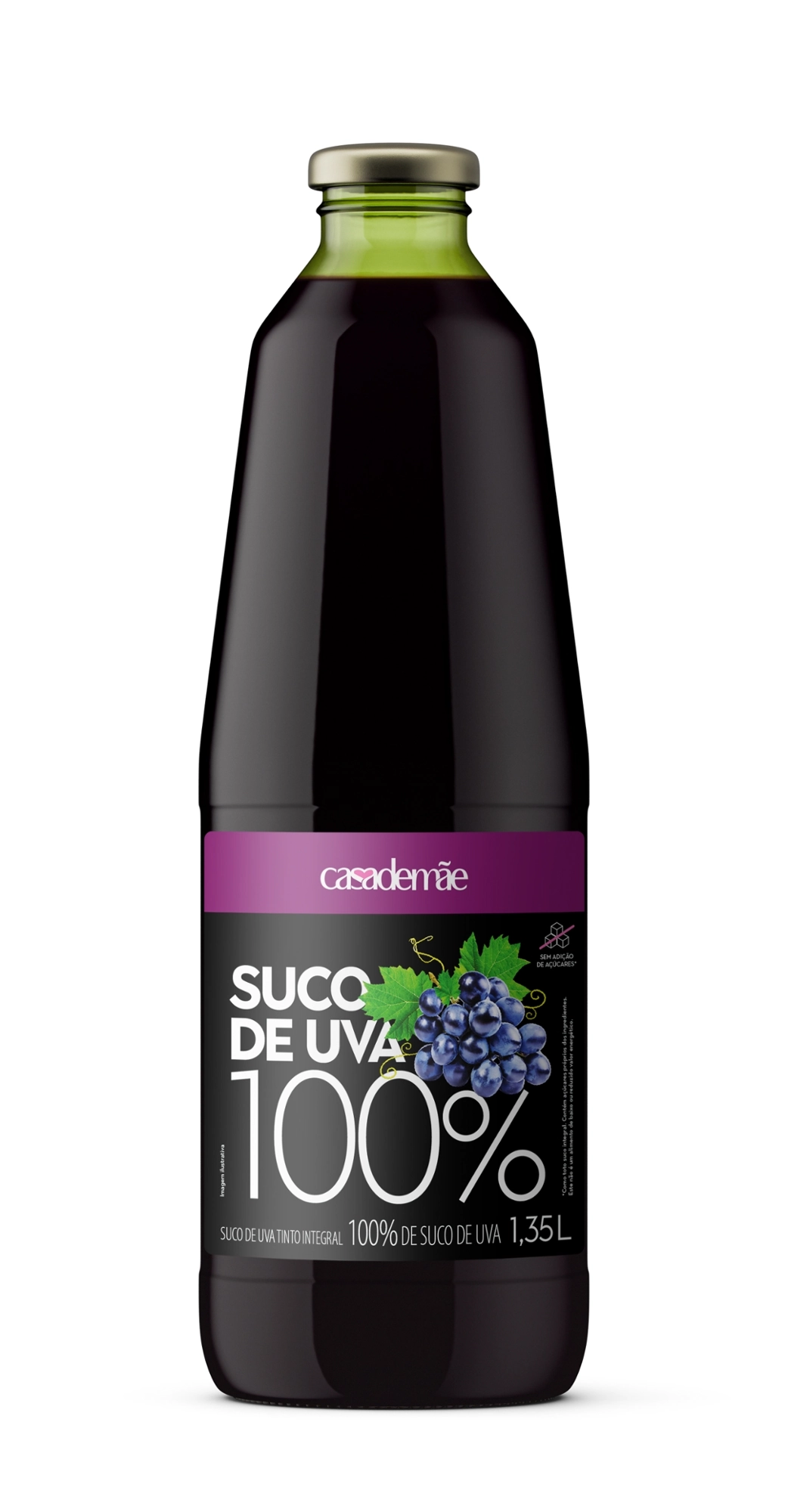 Suco Casa De Mae Uva Integral Vd 1,35l