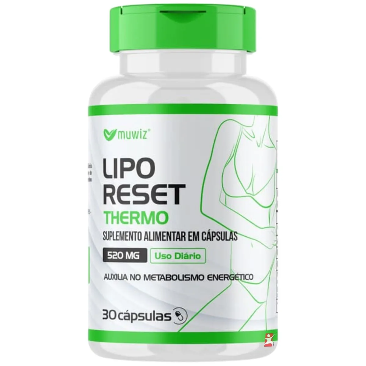 Lipo Reset Thermo 60 cápsulas 500mg Muwiz