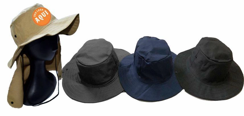Chapeu Pesacador Pescaria Liso Poliester Glx 7032 Globex