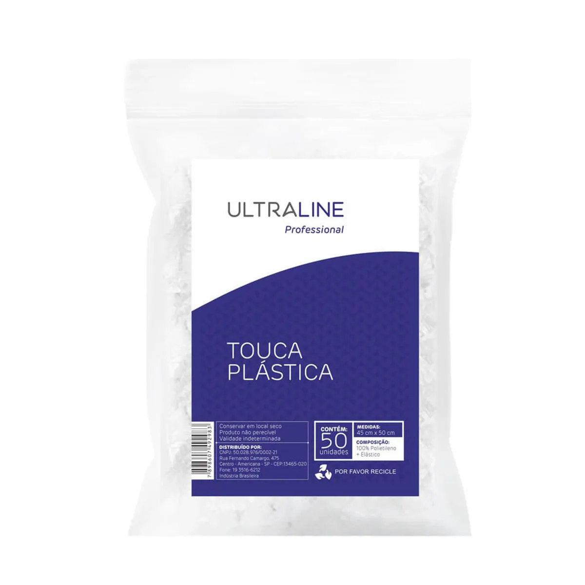 Touca Plástica Ultraline 50un