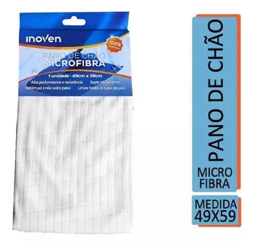 Pano Microfibra 49x59 Branco Inoven Un