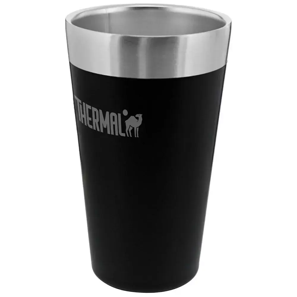Copo Térmico Cold Beer Forever 473 Ml Aço Inox Sem Tampa Thermal