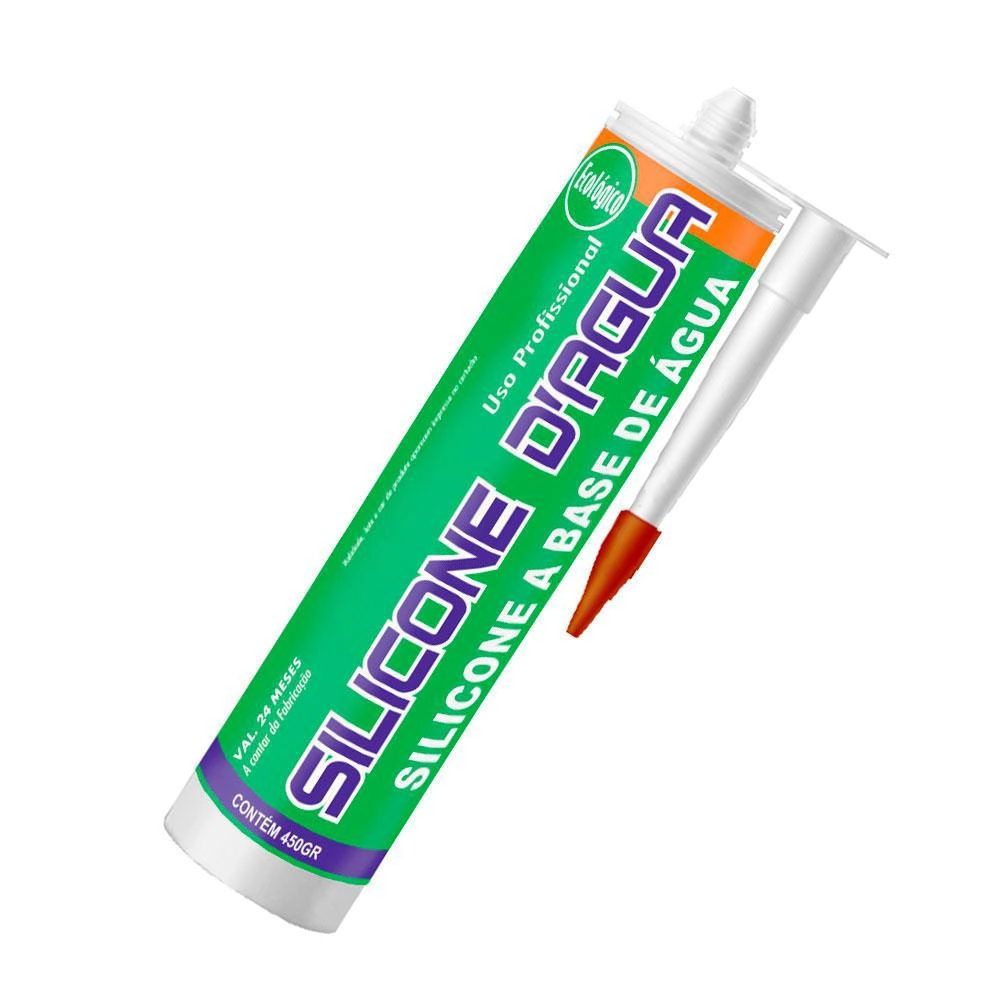 Silicone Cinza 450g - Selante Acrílico Base De Água