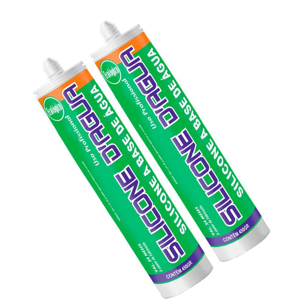 Kit 2 Massa Tapa Tudo Bisnaga 450g Sbrix Branco
