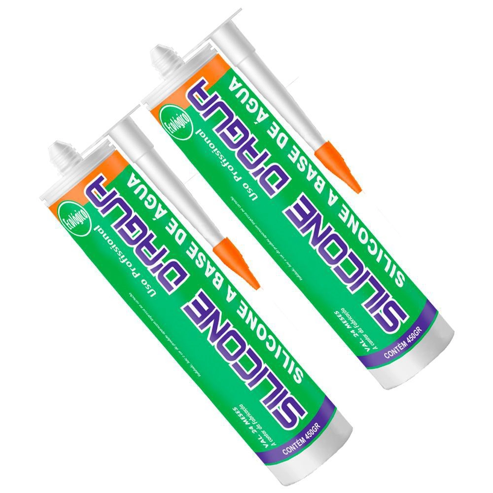 Kit 2 Selante Acrílico Para Trincas E Fissuras Sbrix Trinca 450g Marrom