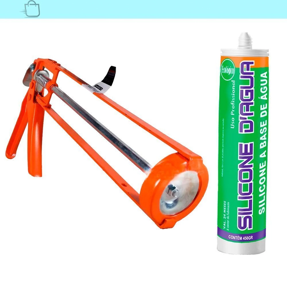 Silicone Dagua Acrilico Cartucho 450g Cinza C/aplicador