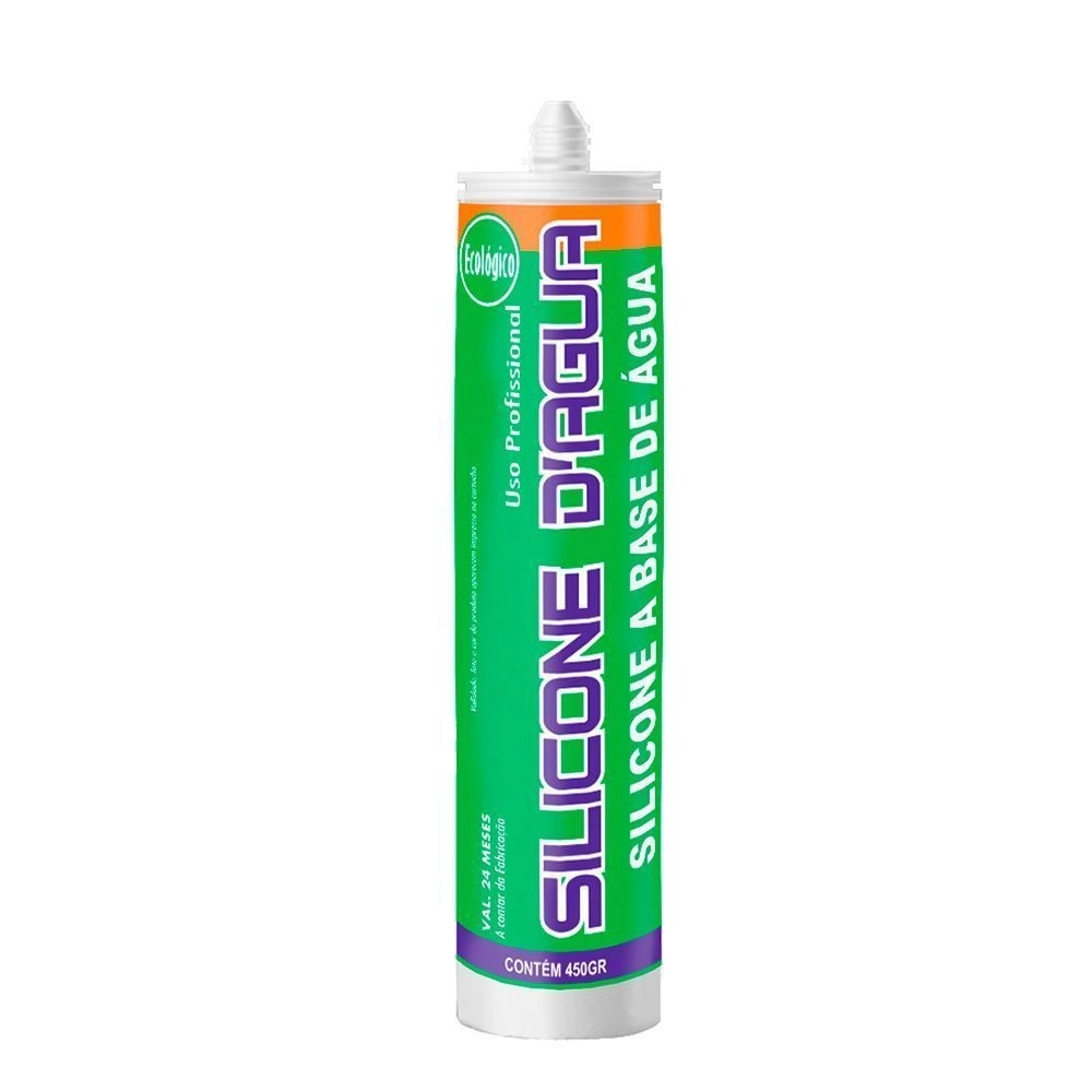 Silicone Acrilico Dagua Para Rodapés E Acabamentos Cinza