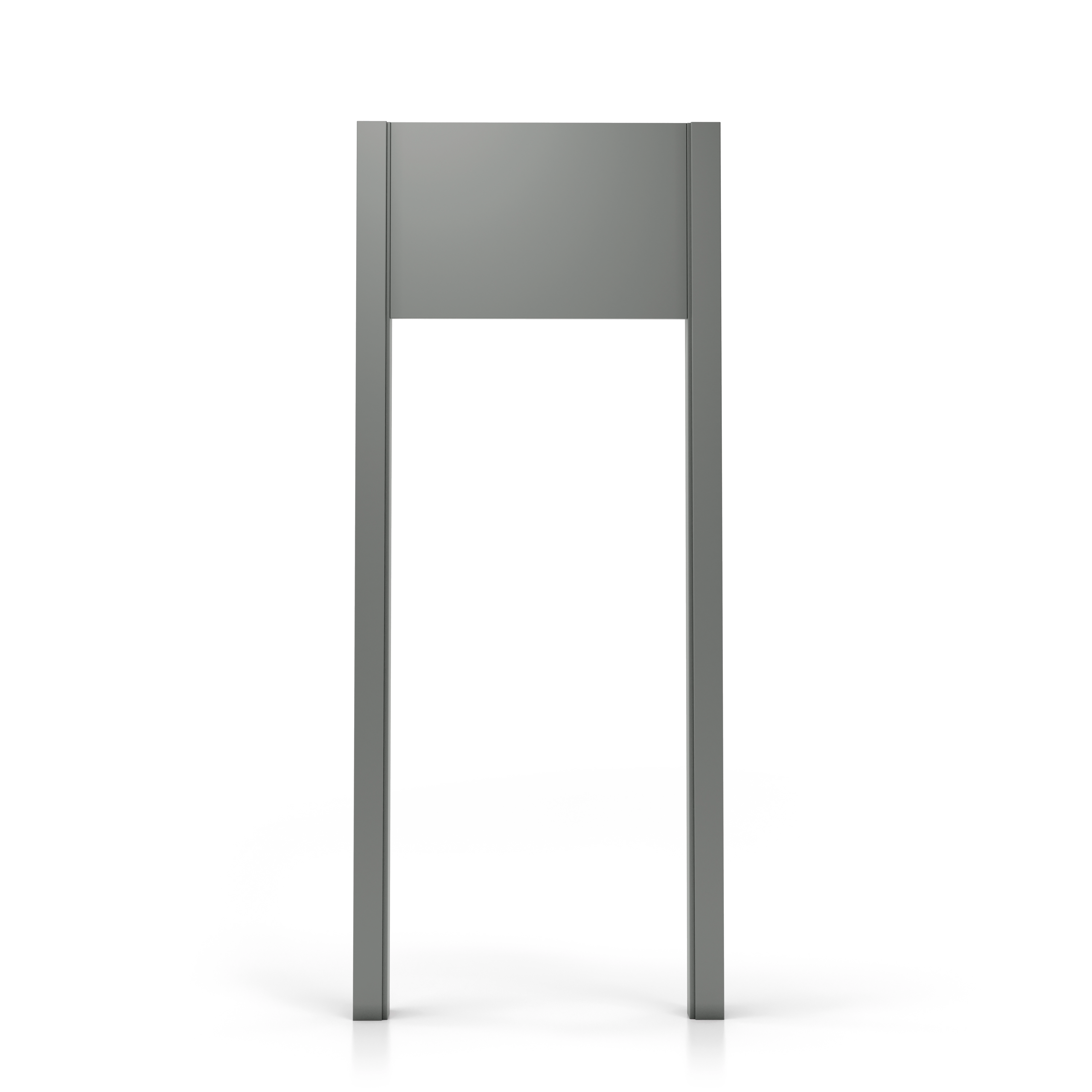 Kit Alizar Painel Universal Lacca Grafite (Lado Único) 275X7,0X7,5X1,0Cm