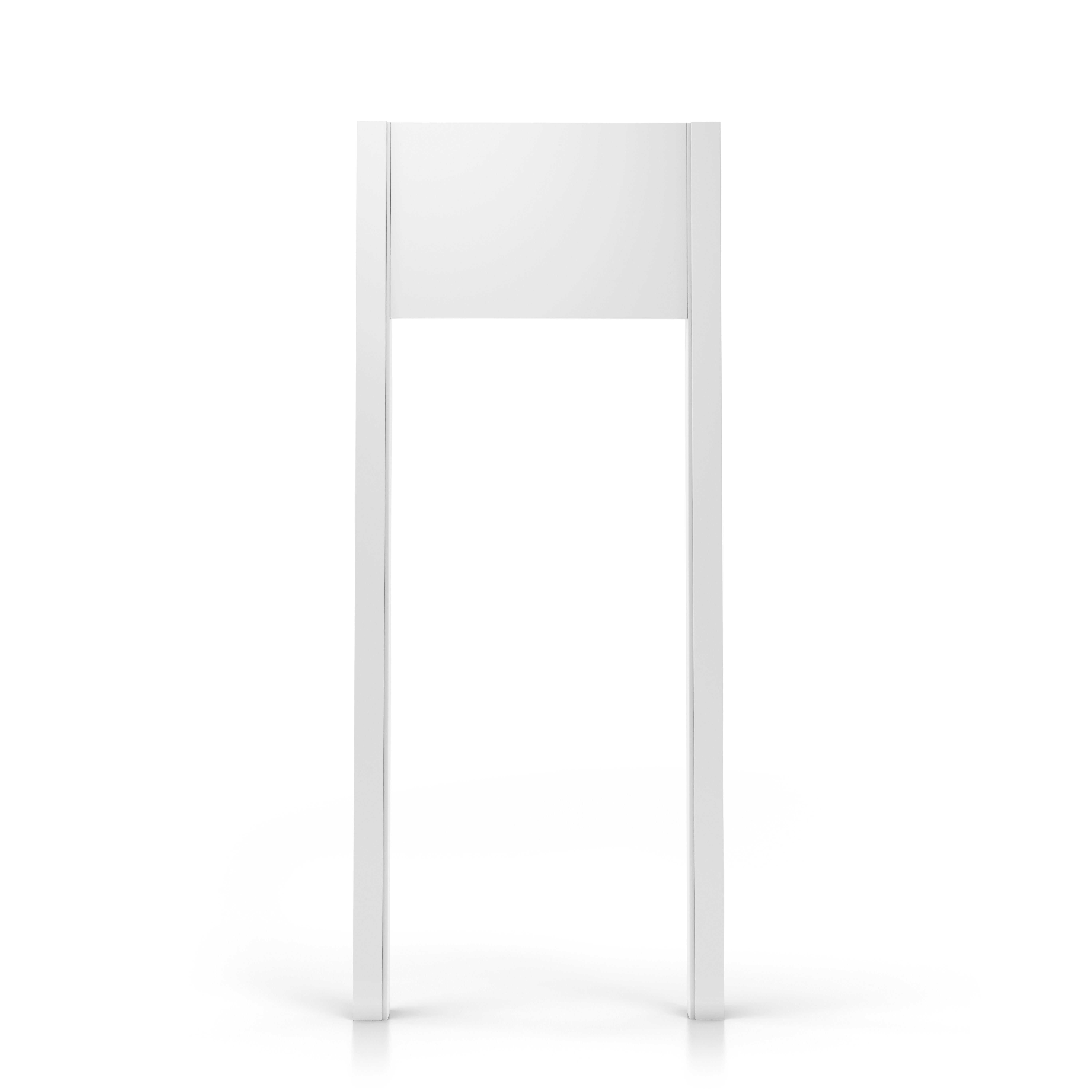 Kit Alizar Painel Universal Lacca Bianco (Lado Único) 275X7,0X7,5X1,0Cm