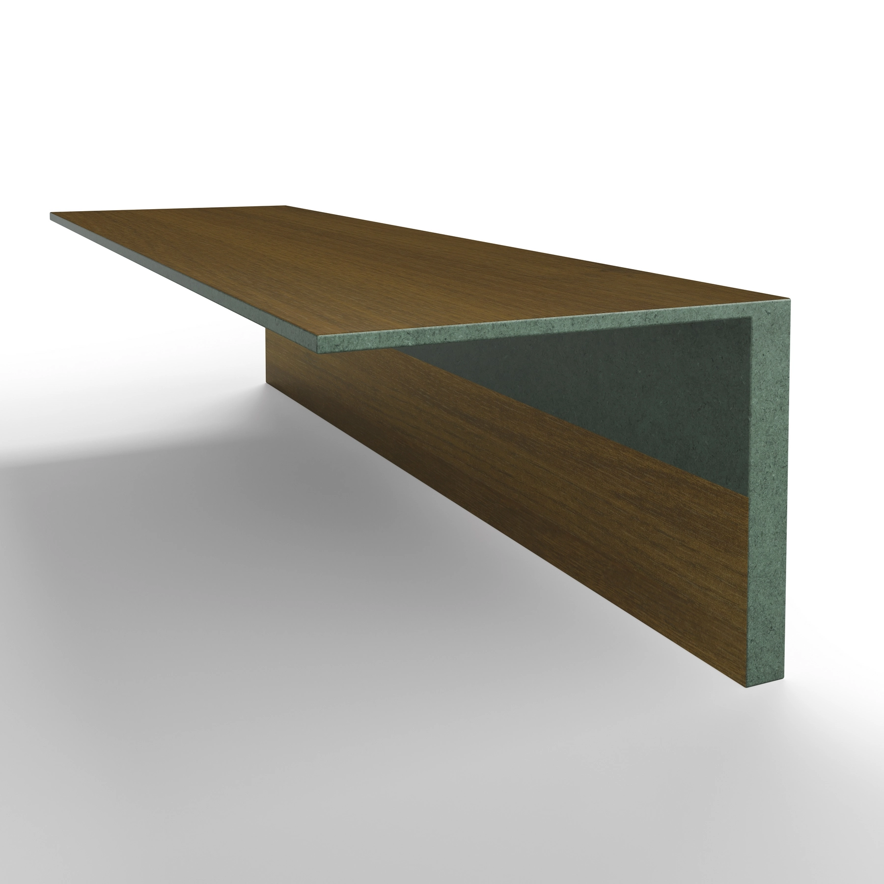 Alizar Ml Imbuia Lado Unico 220X7,0X7,5X1,0Cm Lam. 3Mm Mdf S
