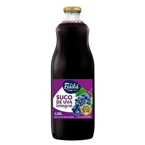 Suco Felita Chef Uva Tto Integral Pet 6x1,350ml