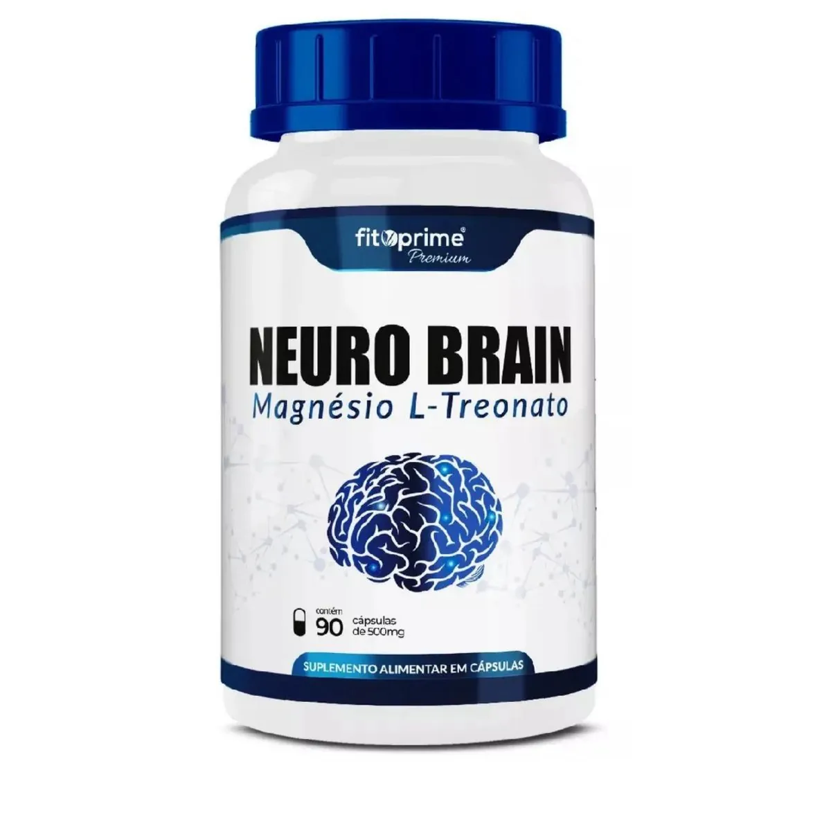 NEURO BRAIN MAGNESIO L TREONATO 500MG 90 CAPS FITOPRIME