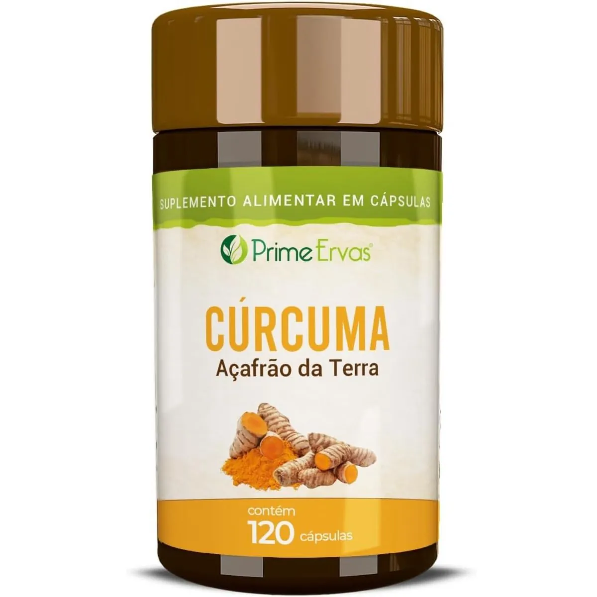 CURCUMA 500MG 120 CAPS PRIME ERVAS