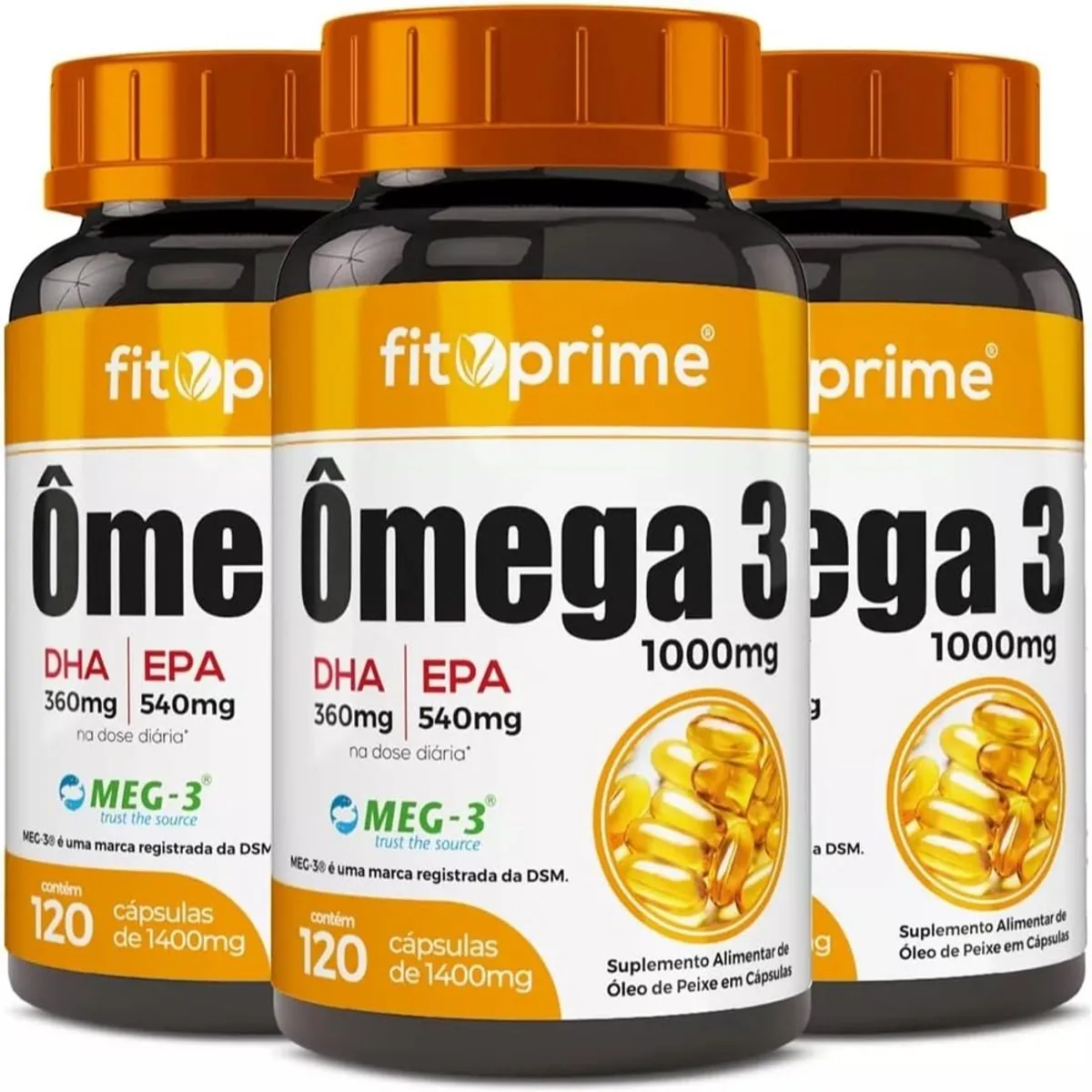 OMEGA 3 1000MG 120 CPS FITOPRIME