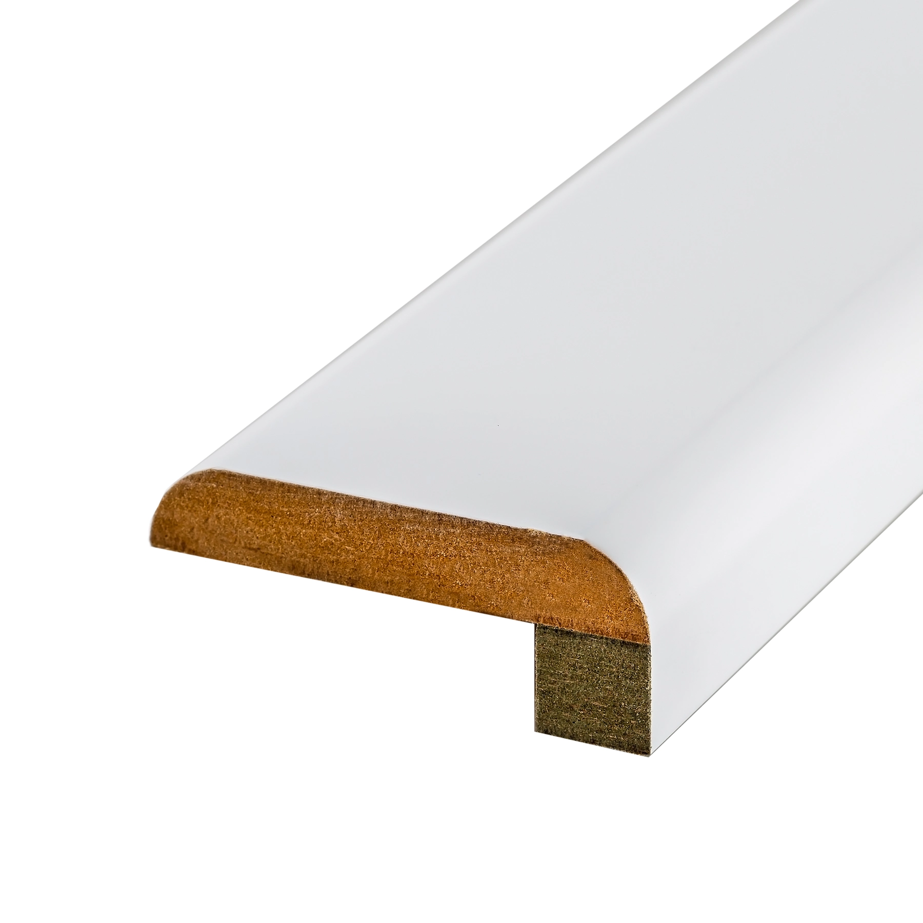 Barra de Acabamento L MDF Branco 7x1,2x250cm Moldurama