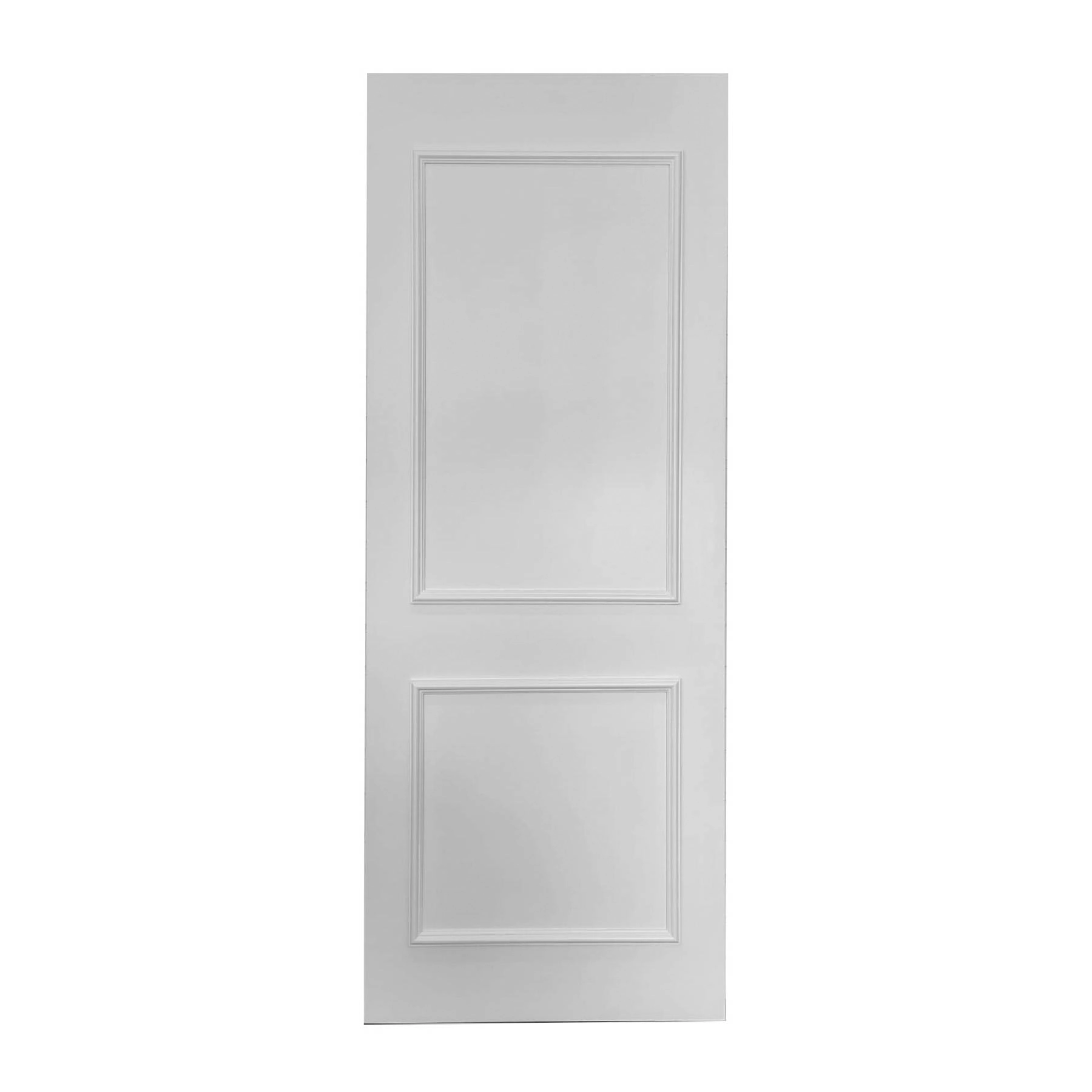 Folha de Porta Madeira de Giro ou Correr Direito|Esquerdo Branco Fosco 210x72cm Colméia Boiserie Artens