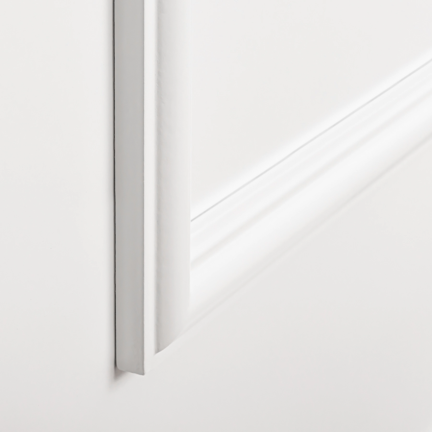Folha de Porta Madeira de Giro ou Correr Direito|Esquerdo Branco Fosco 210x90cm Colméia Boiserie Artens