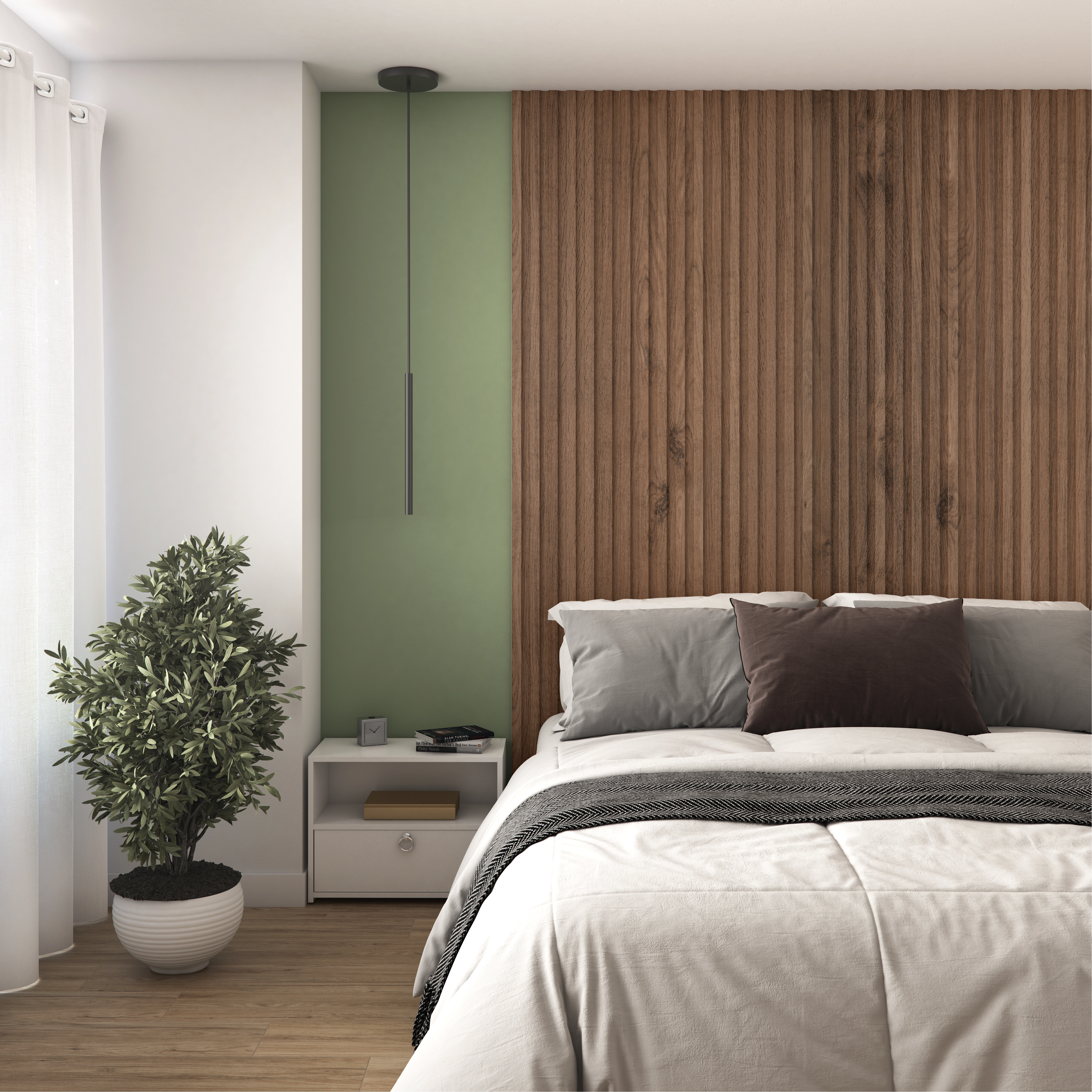 Painel Ripado de Madeira MDF 1,5mm Carvalho York 6x270cm Premium Moldurama 4 Peças